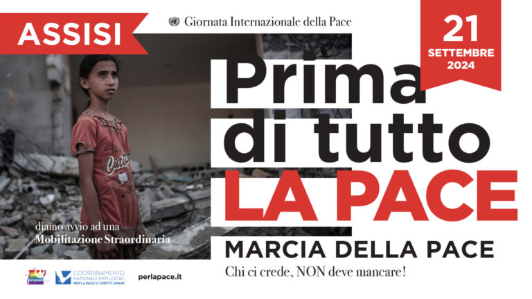 Prima di tutto la pace! Tutti alla marcia straordinaria del 21 settembre