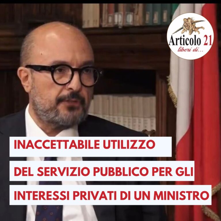 Rai. Pd: inammissibile uso privato tv pubblica da parte di Sangiuliano