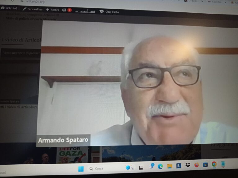 Ingiustizia è fatta, Armando Spataro ospite di Articolo 21 spiega perché le ultime riforme fanno male