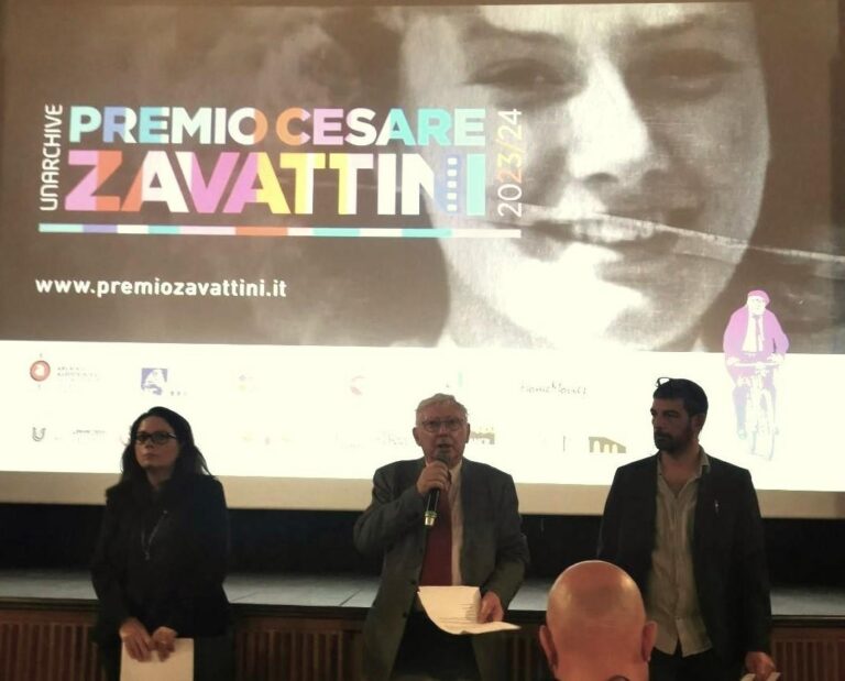 VIII Premio Zavattini. I vincitori. Vincenzo Vita: “Il cinema come strumento di pace”