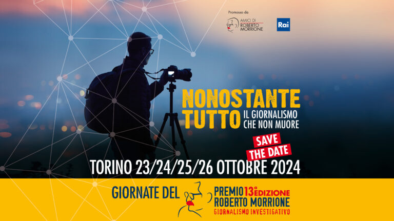 Nonostante tutto. Il giornalismo che non muore. Dal 23 al 26 ottobre a Torino le Giornate del Premio Morrione