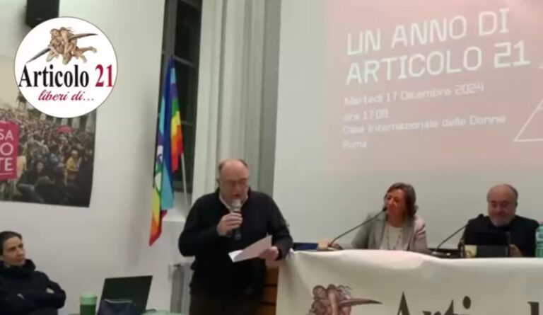 La lettera del professor Giancarlo Burghi letta alla festa di Articolo 21 e diventata virale