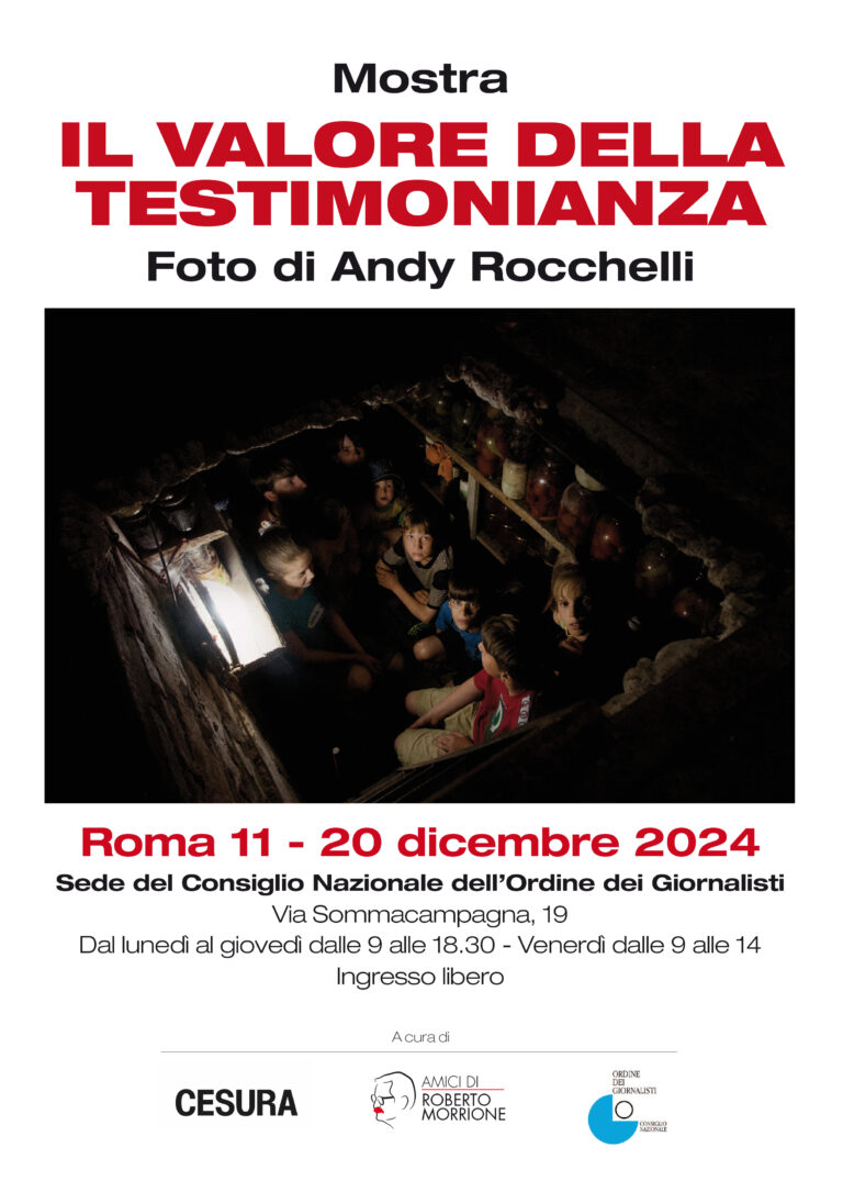 “Il valore della testimonianza”, a Roma mostra con gli scatti realizzati da Andy Rocchelli