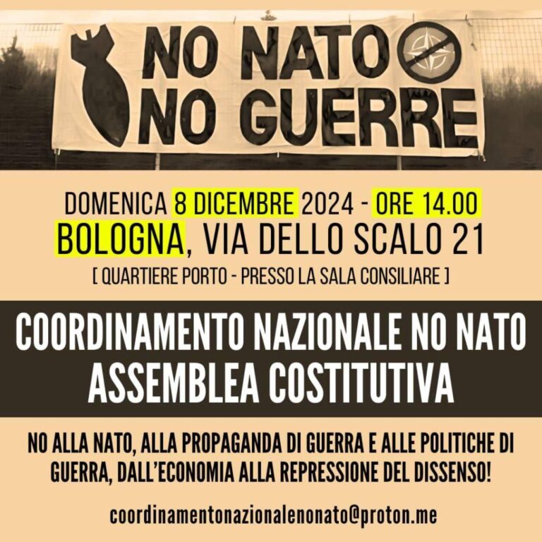 Nasce un Coordinamento No NATO