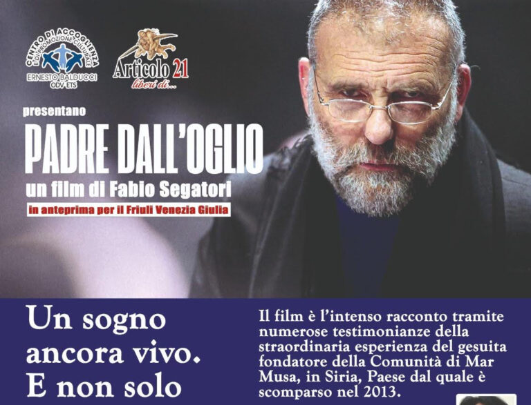 Oggi a Zugliano la proiezione del film su Padre Paolo Dall’Oglio